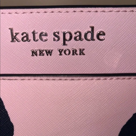 Kate Spade Pink and Navy Floral Satchel - Picture 5 of 6